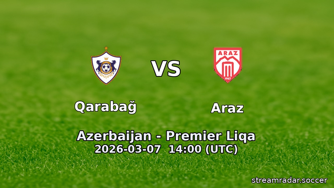 Qarabağ vs Araz