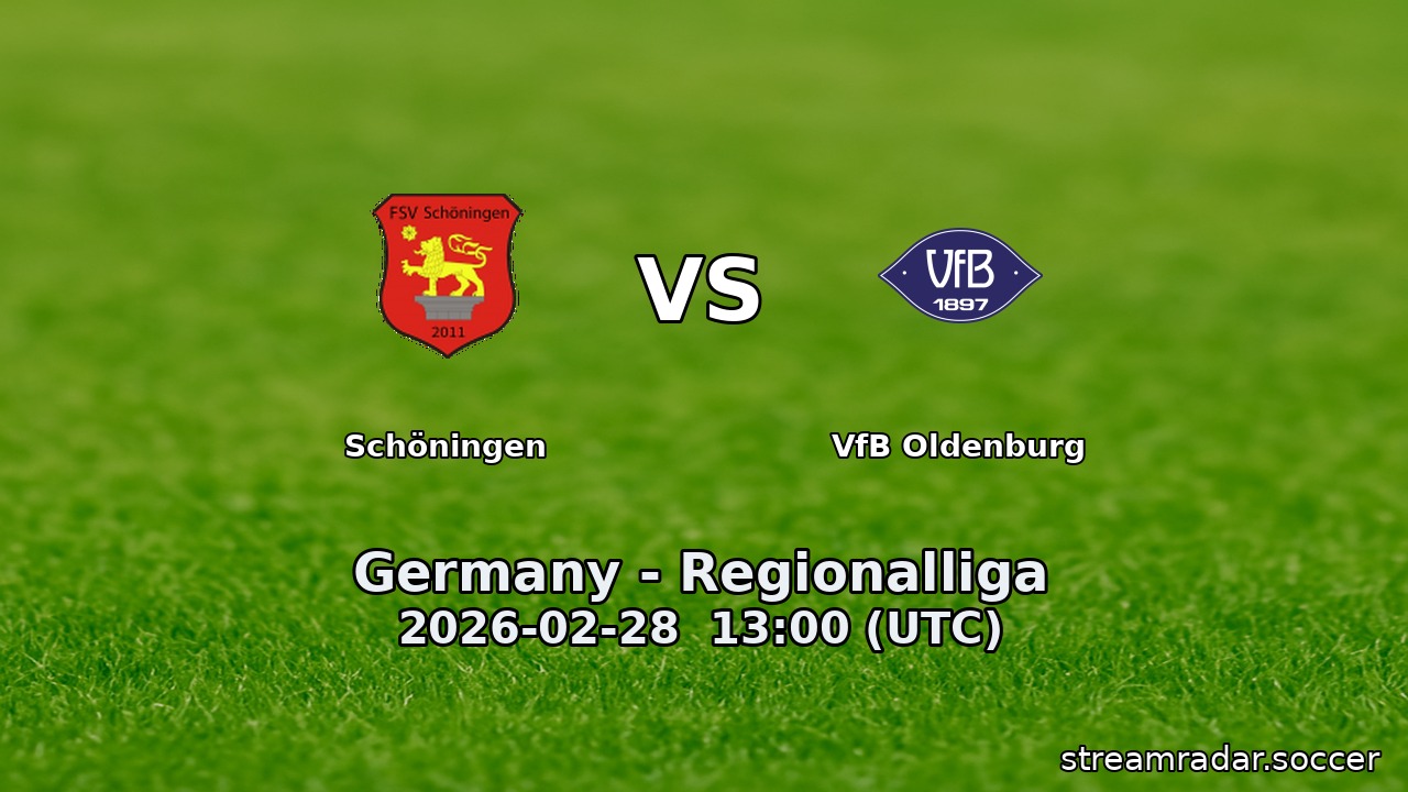 Schöningen vs VfB Oldenburg