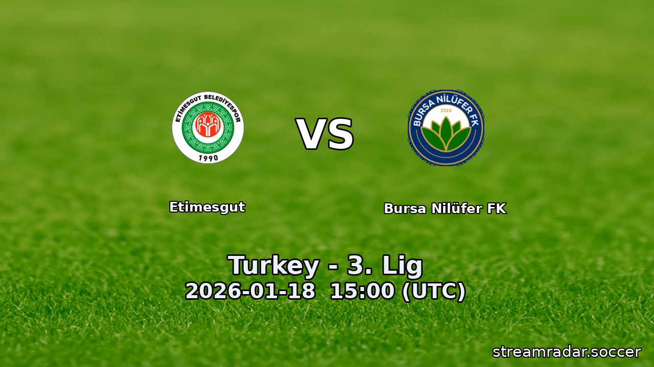 Etimesgut vs Bursa Nilüfer FK