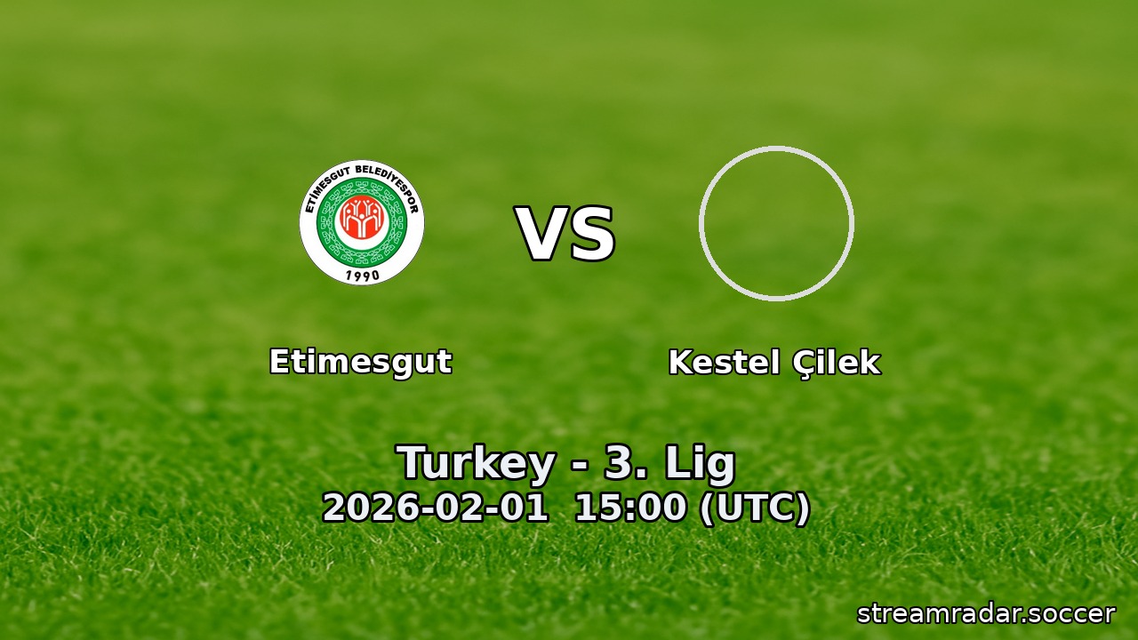Etimesgut vs Kestel Çilek