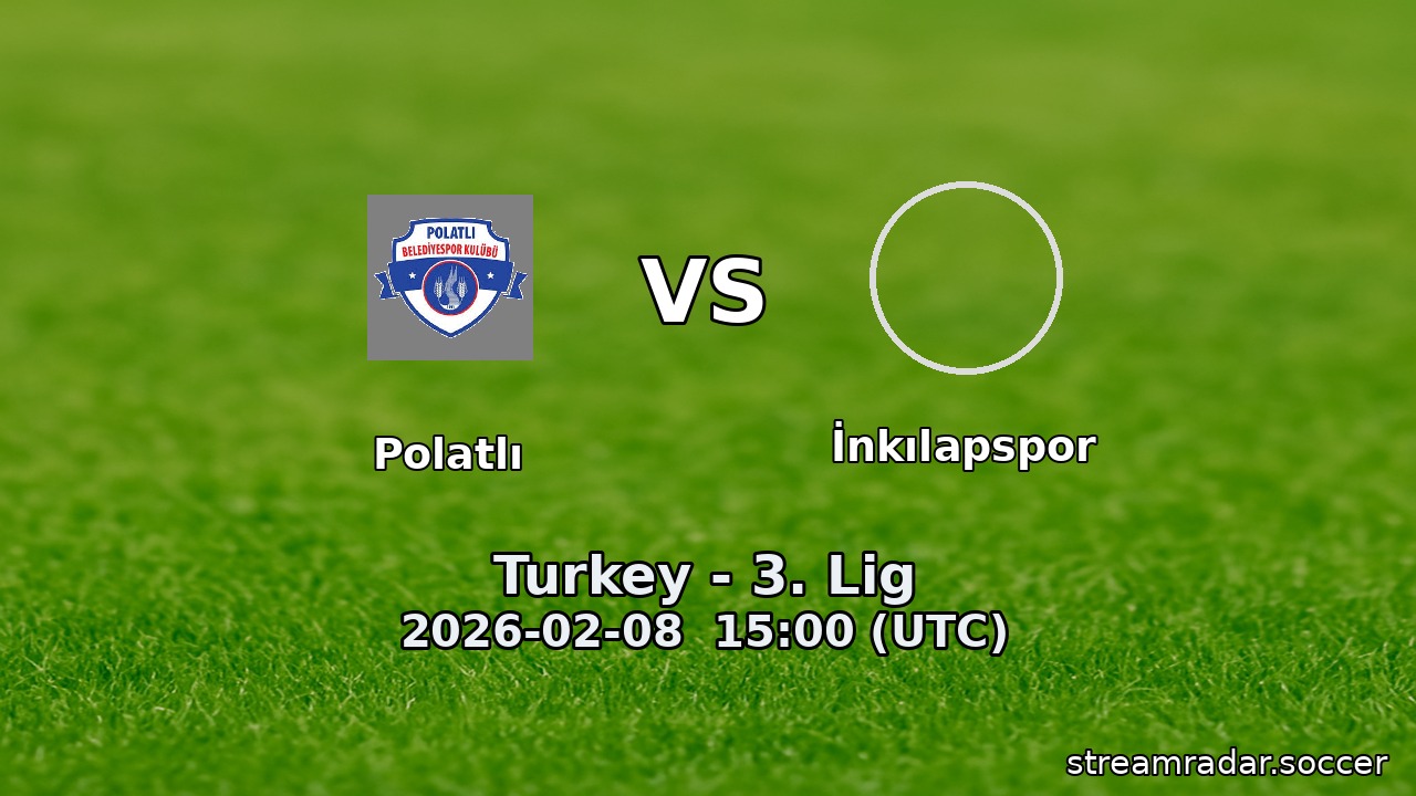 Polatlı vs İnkılapspor