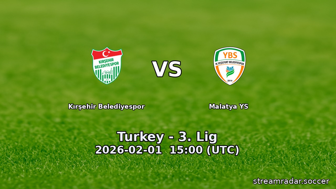 Kırşehir Belediyespor vs Malatya YS