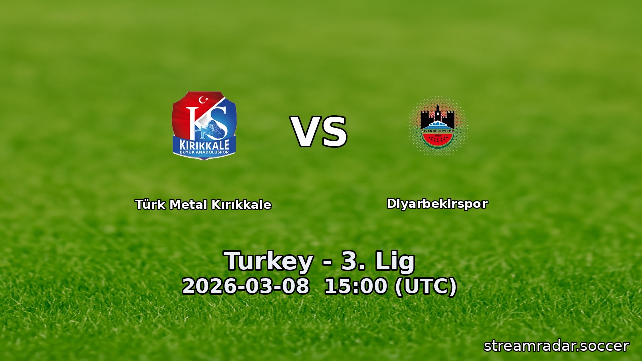 Türk Metal Kırıkkale vs Diyarbekirspor