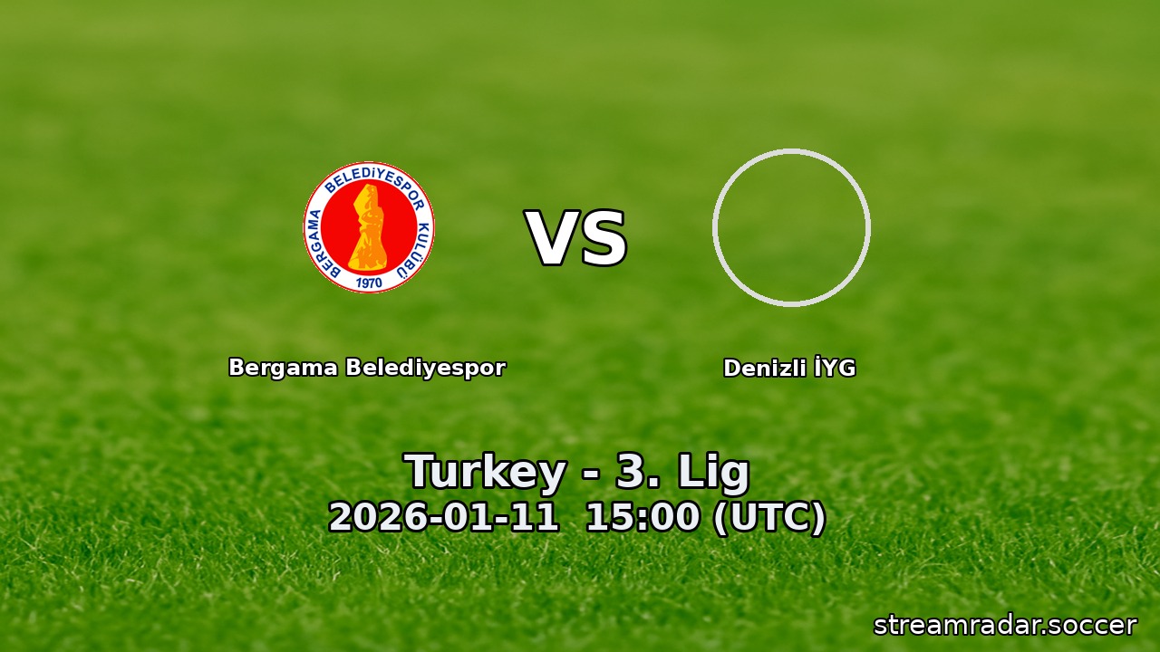 Bergama Belediyespor vs Denizli İYG