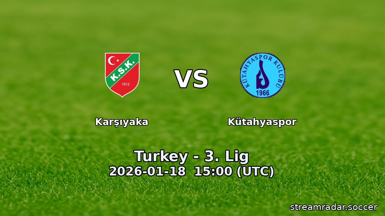 Karşıyaka vs Kütahyaspor