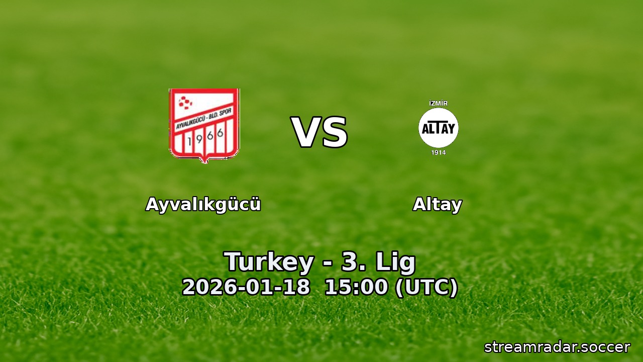 Ayvalıkgücü vs Altay