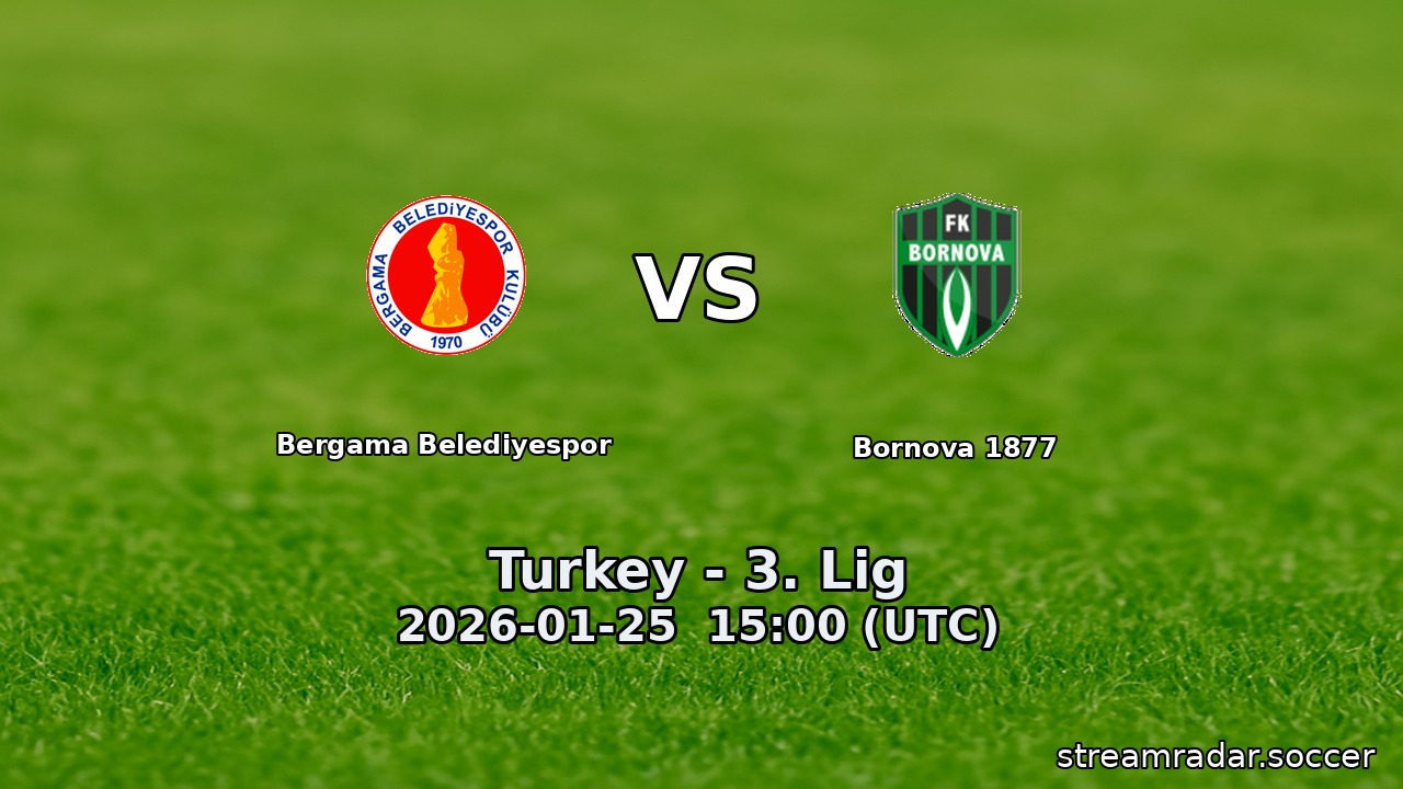Bergama Belediyespor vs Bornova 1877