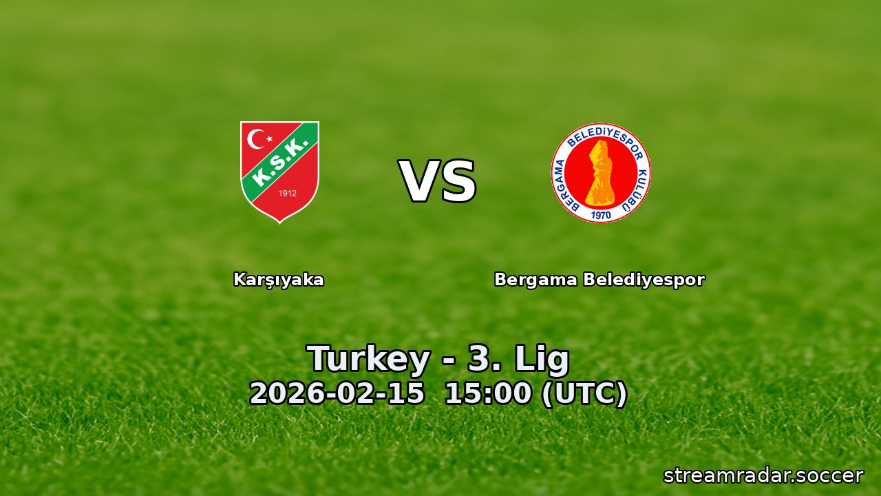 Karşıyaka vs Bergama Belediyespor
