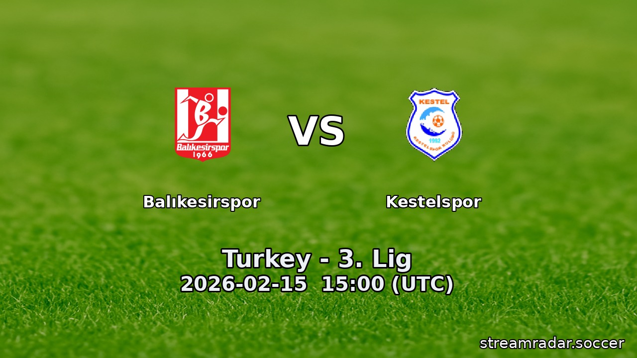 Balıkesirspor vs Kestelspor