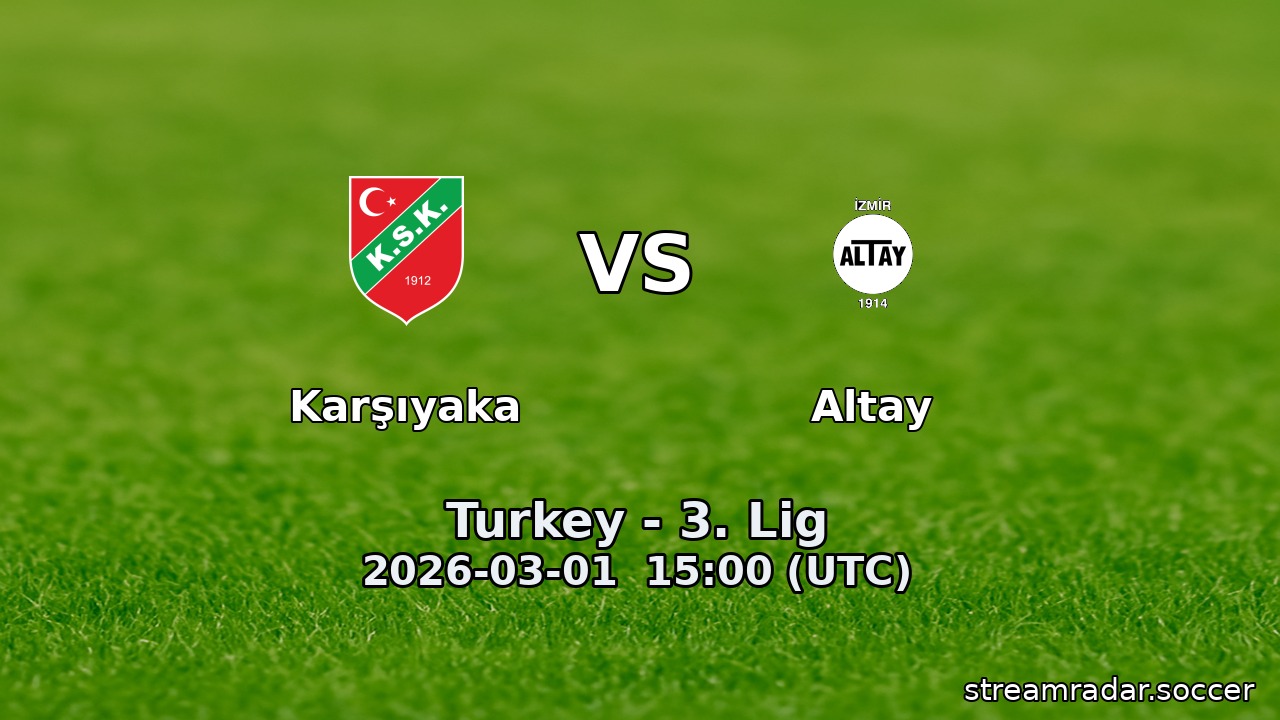Karşıyaka vs Altay