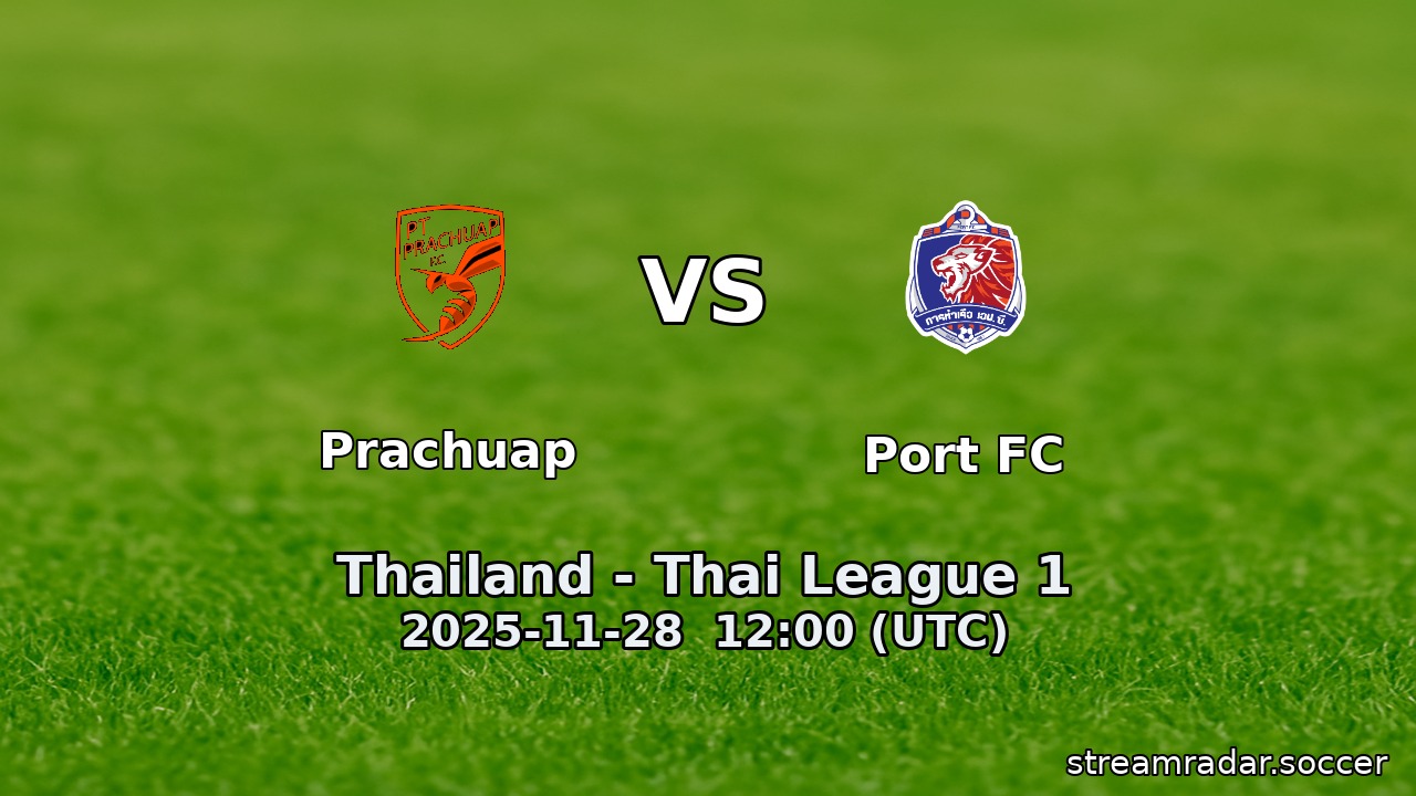 Prachuap vs Port FC