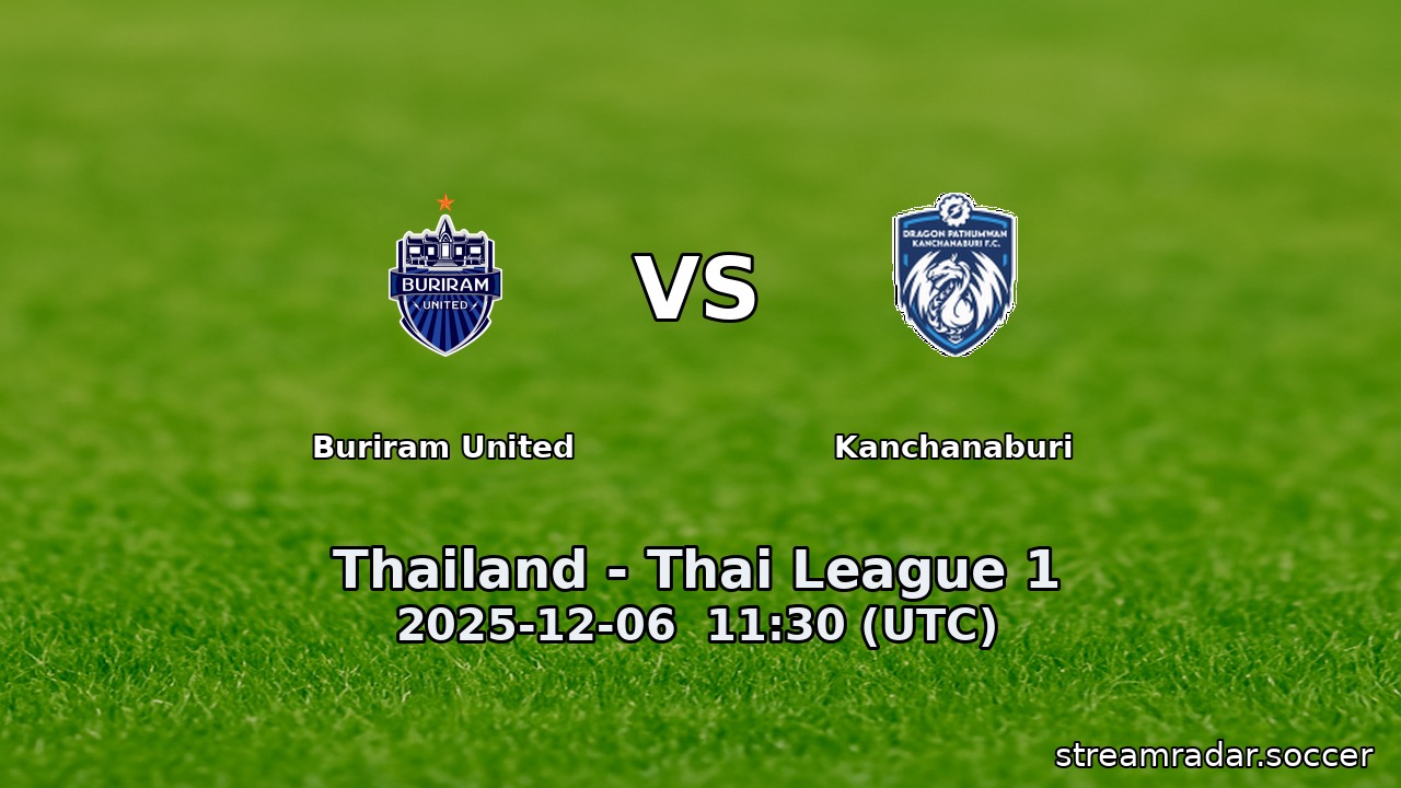 Buriram United vs Kanchanaburi