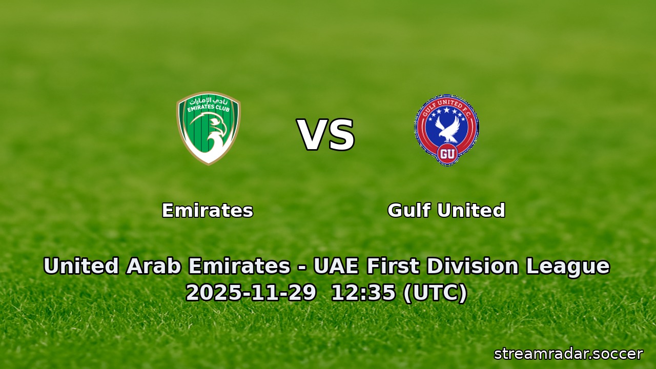 Emirates vs Gulf United