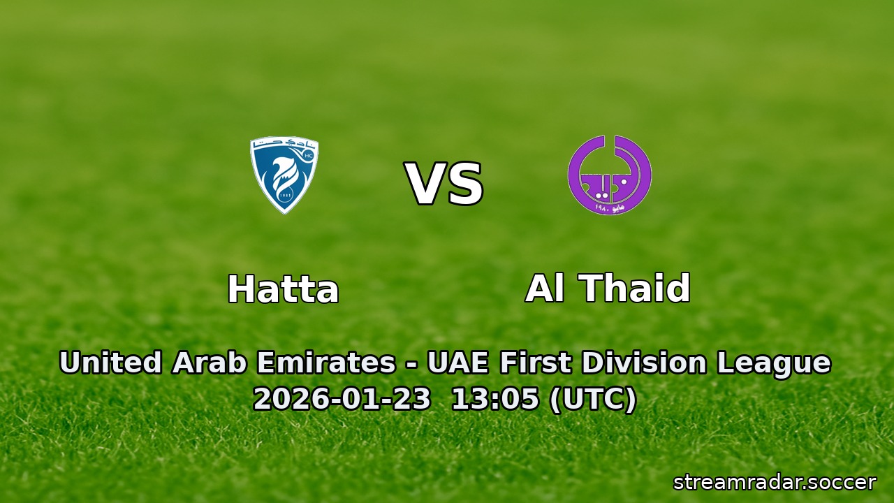 Hatta vs Al Thaid