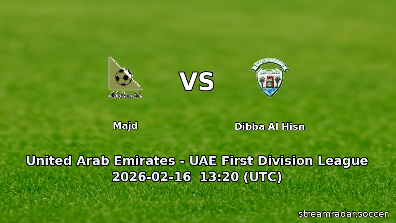 Majd vs Dibba Al Hisn