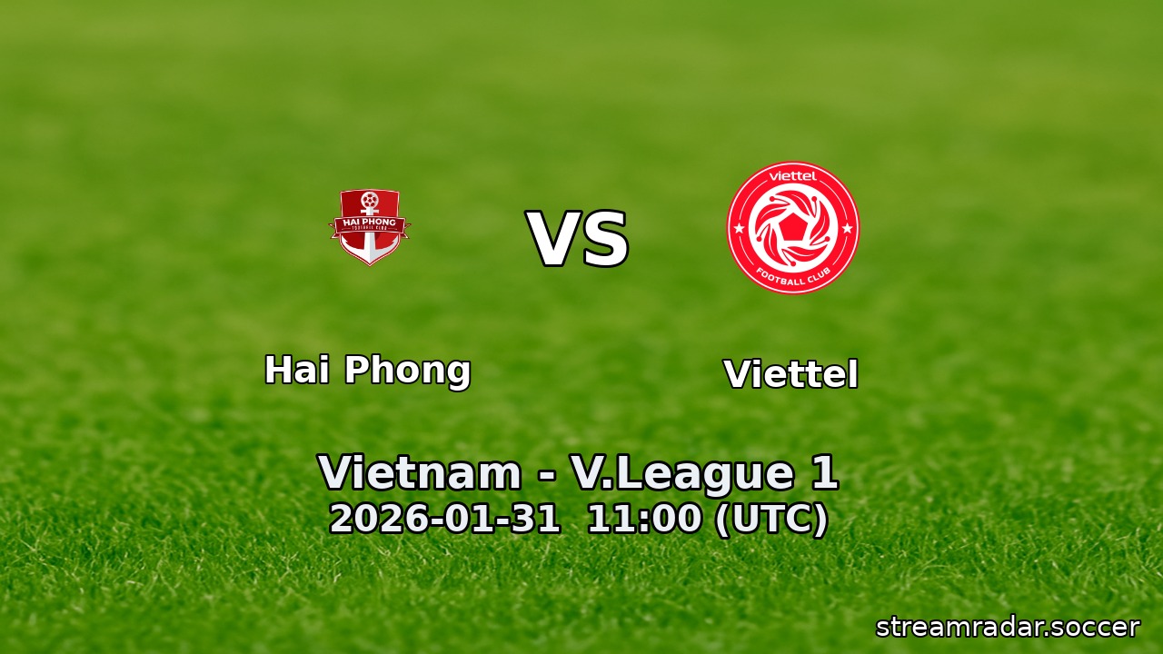 Hai Phong vs Viettel