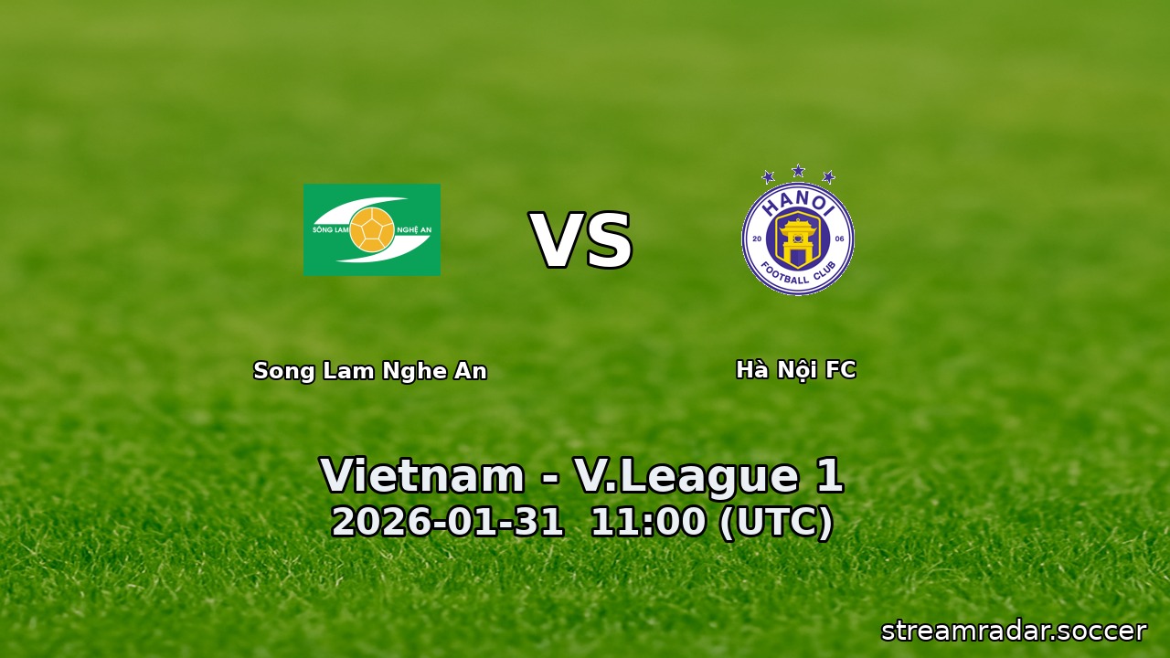 Song Lam Nghe An vs Hà Nội FC