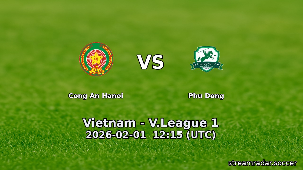 Cong An Hanoi vs Phu Dong