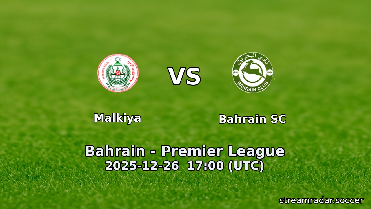 Malkiya vs Bahrain SC