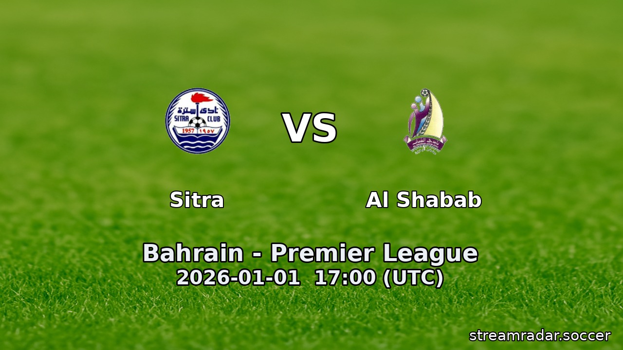 Sitra vs Al Shabab