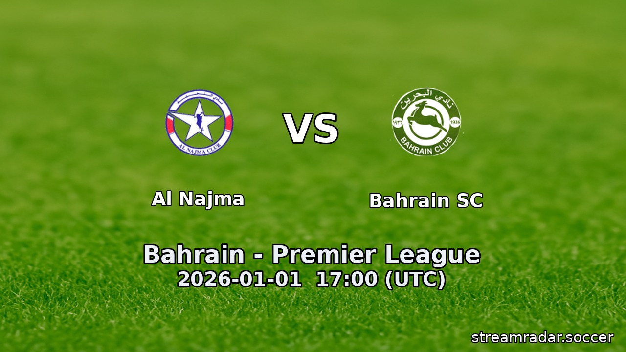 Al Najma vs Bahrain SC