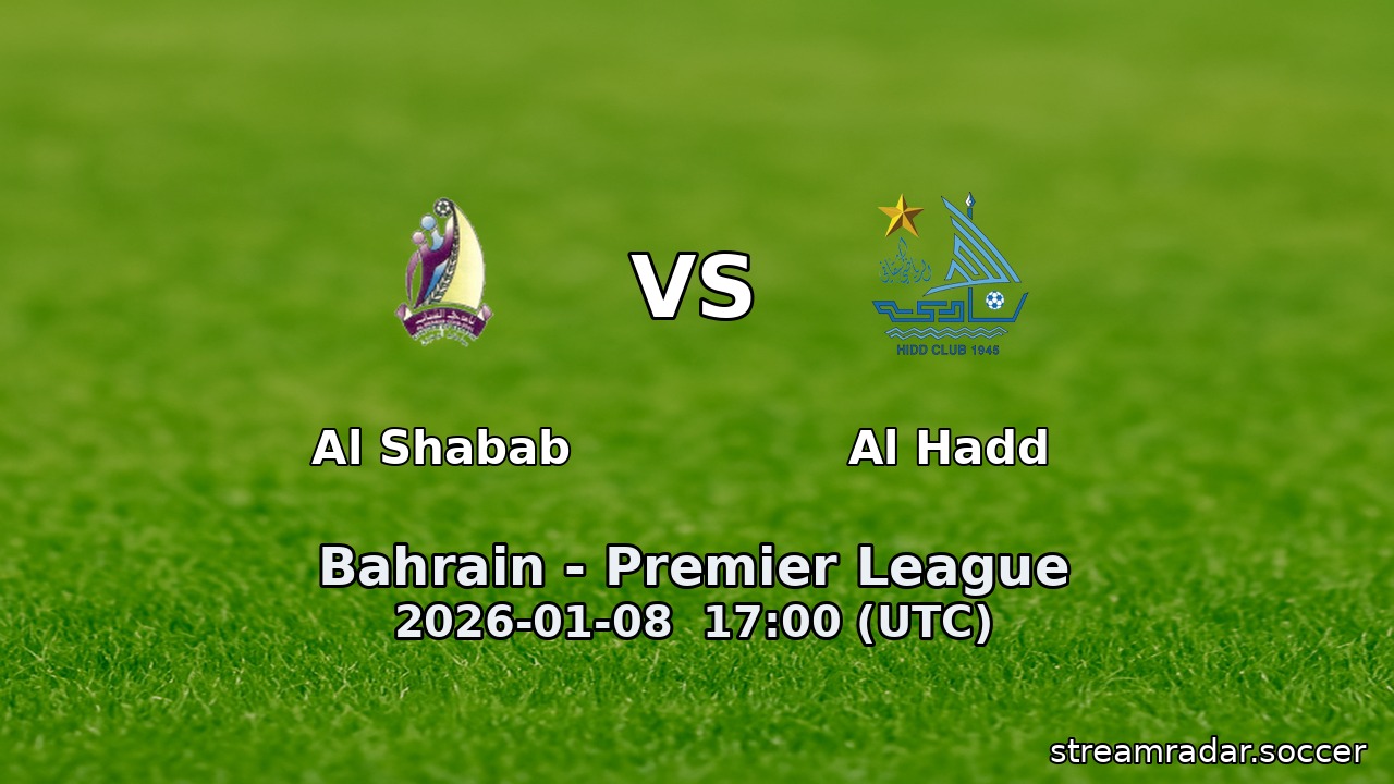 Al Shabab vs Al Hadd