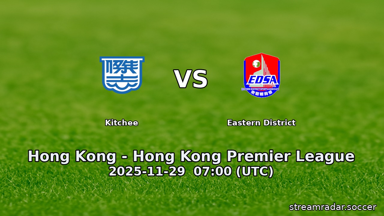 Kitchee vs Eastern District
