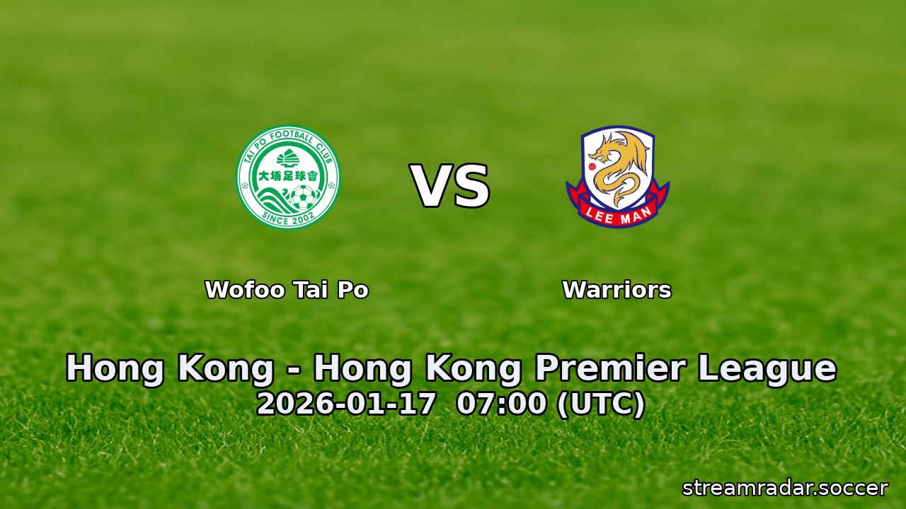 Wofoo Tai Po vs Warriors