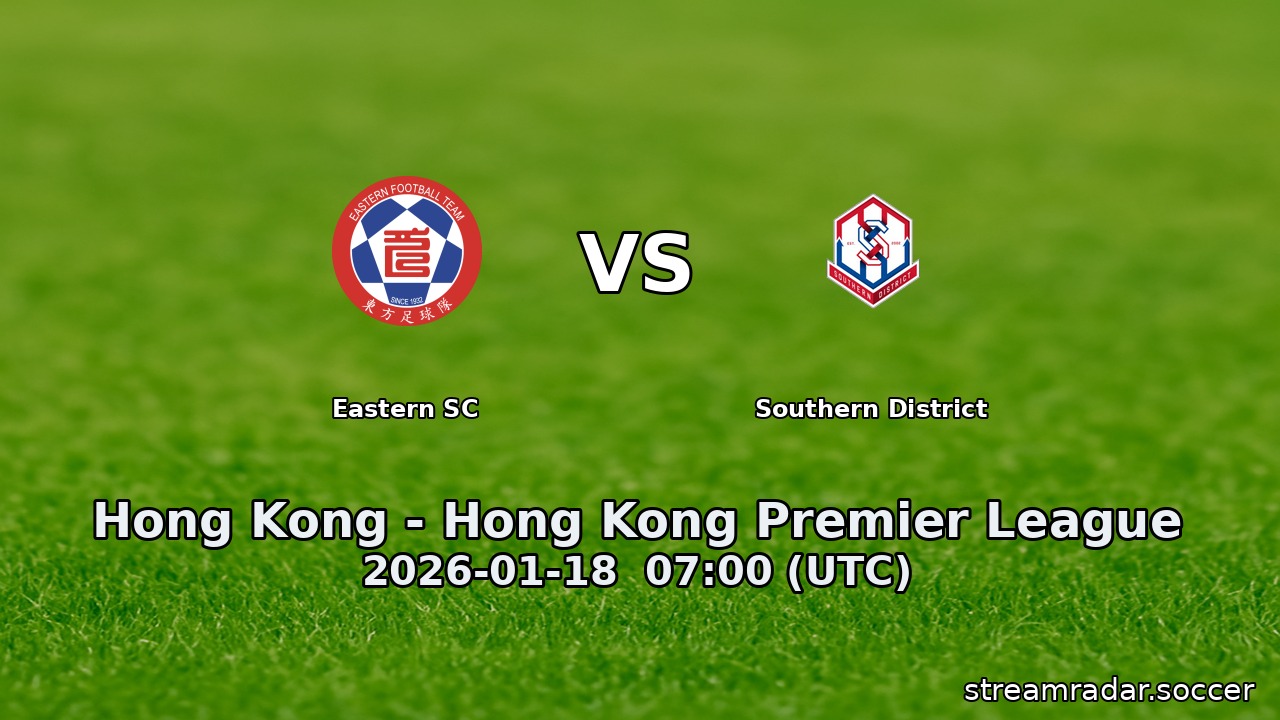 Eastern SC vs Southern District