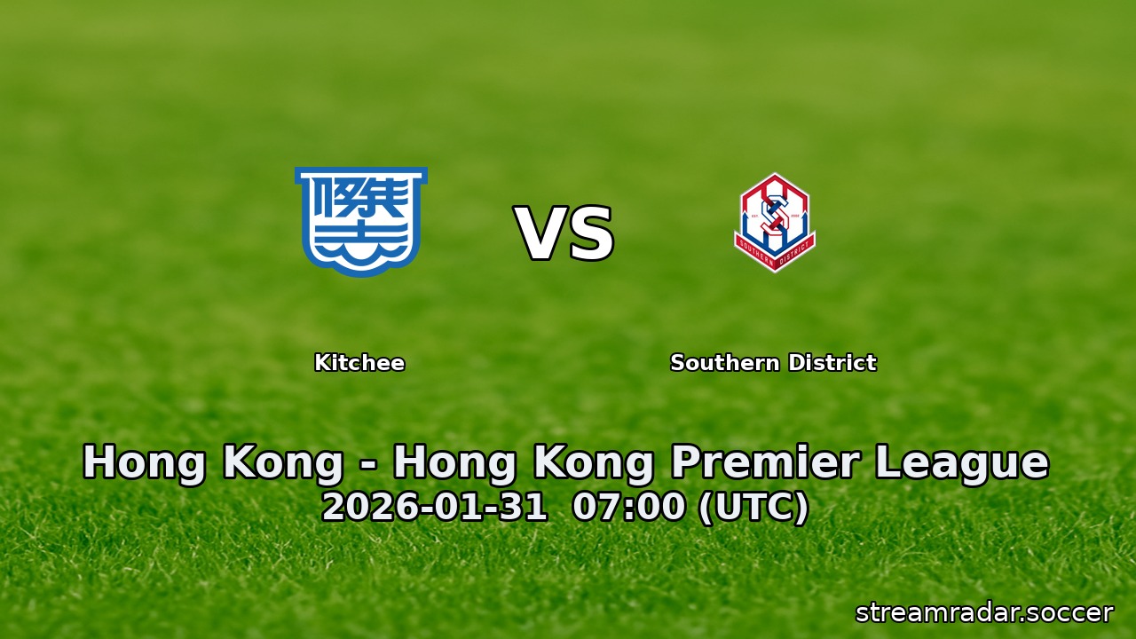 Kitchee vs Southern District