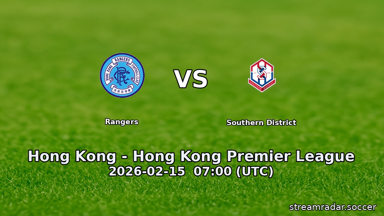 Rangers vs Southern District