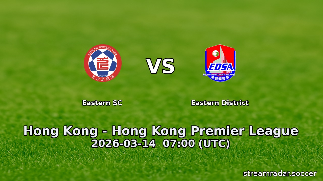 Eastern SC vs Eastern District