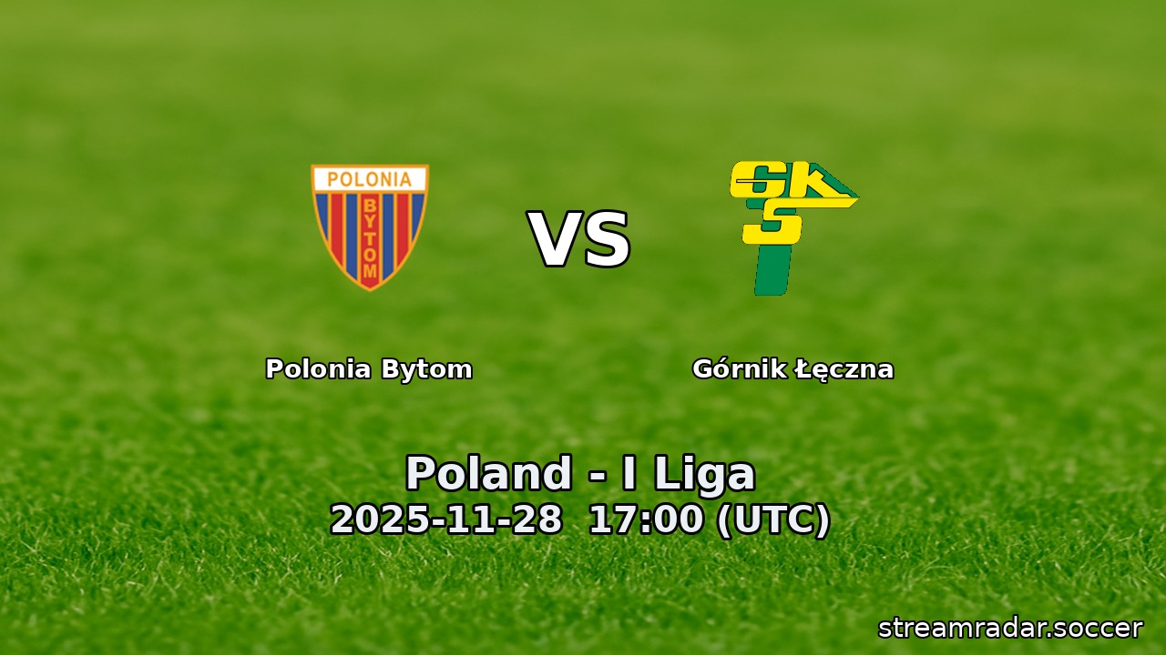 Polonia Bytom vs Górnik Łęczna