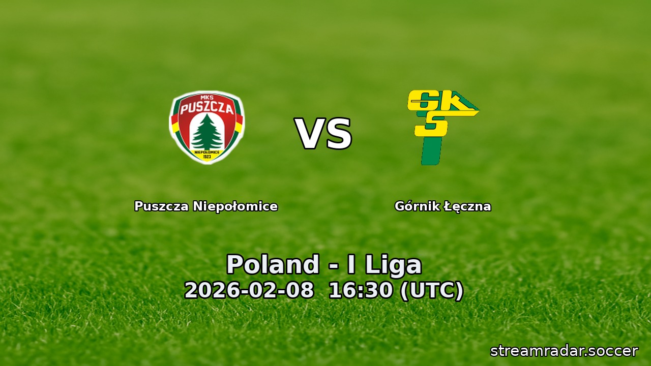 Puszcza Niepołomice vs Górnik Łęczna