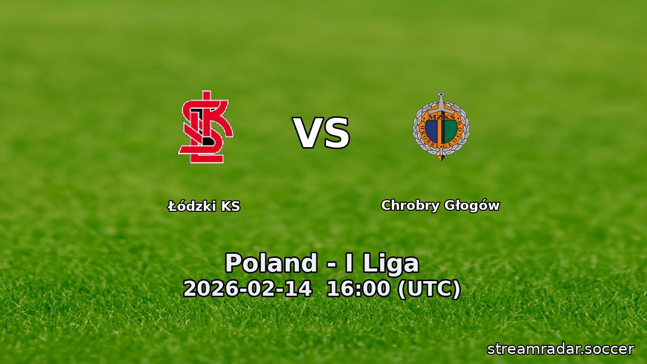Łódzki KS vs Chrobry Głogów