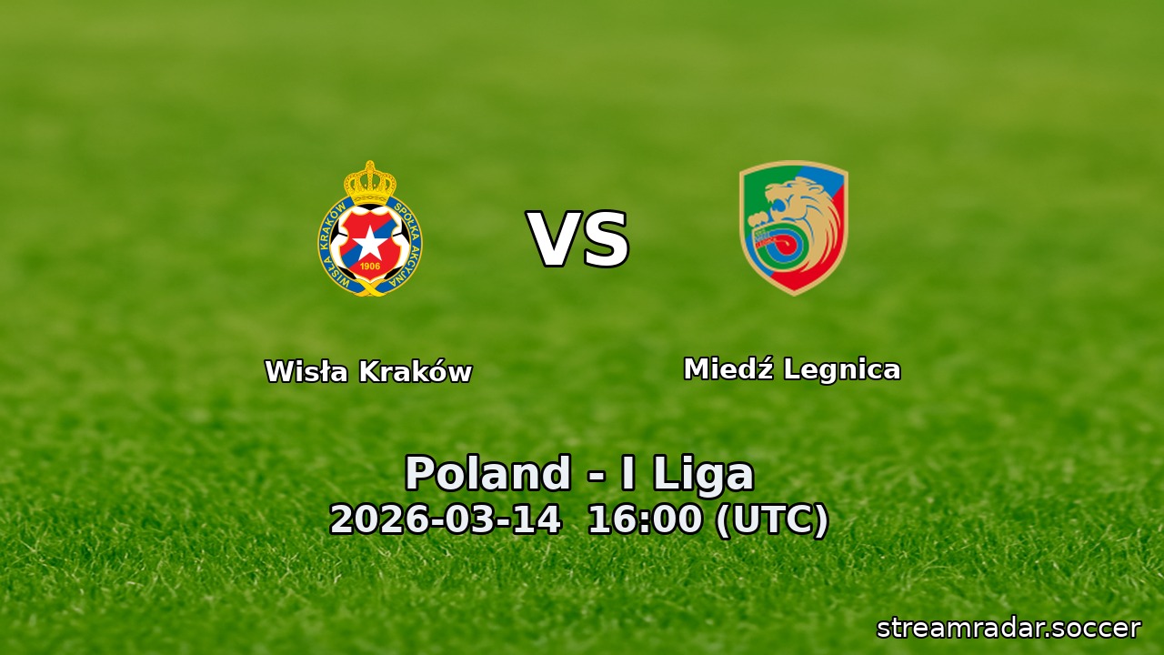 Wisła Kraków vs Miedź Legnica