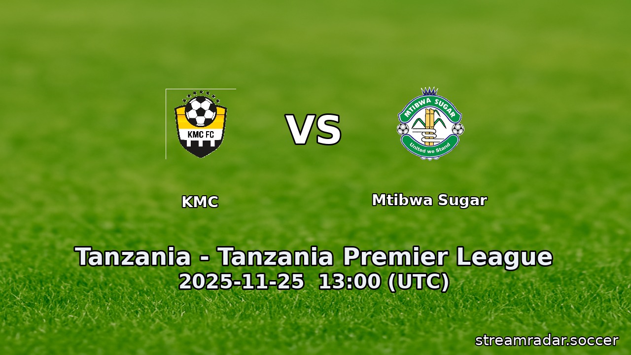 KMC vs Mtibwa Sugar