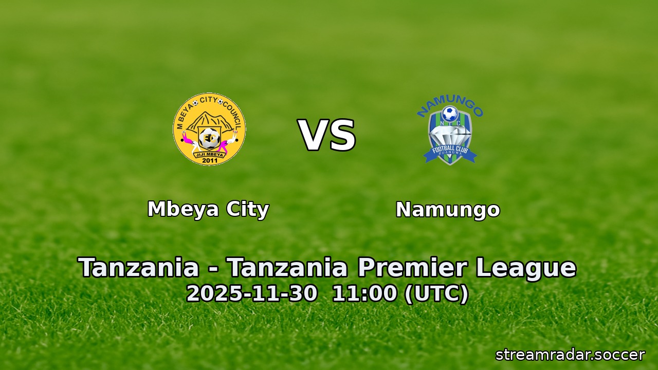 Mbeya City vs Namungo