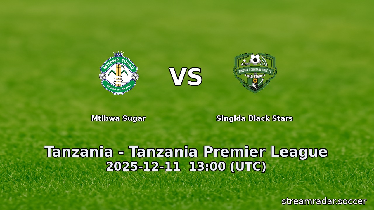 Mtibwa Sugar vs Singida Black Stars