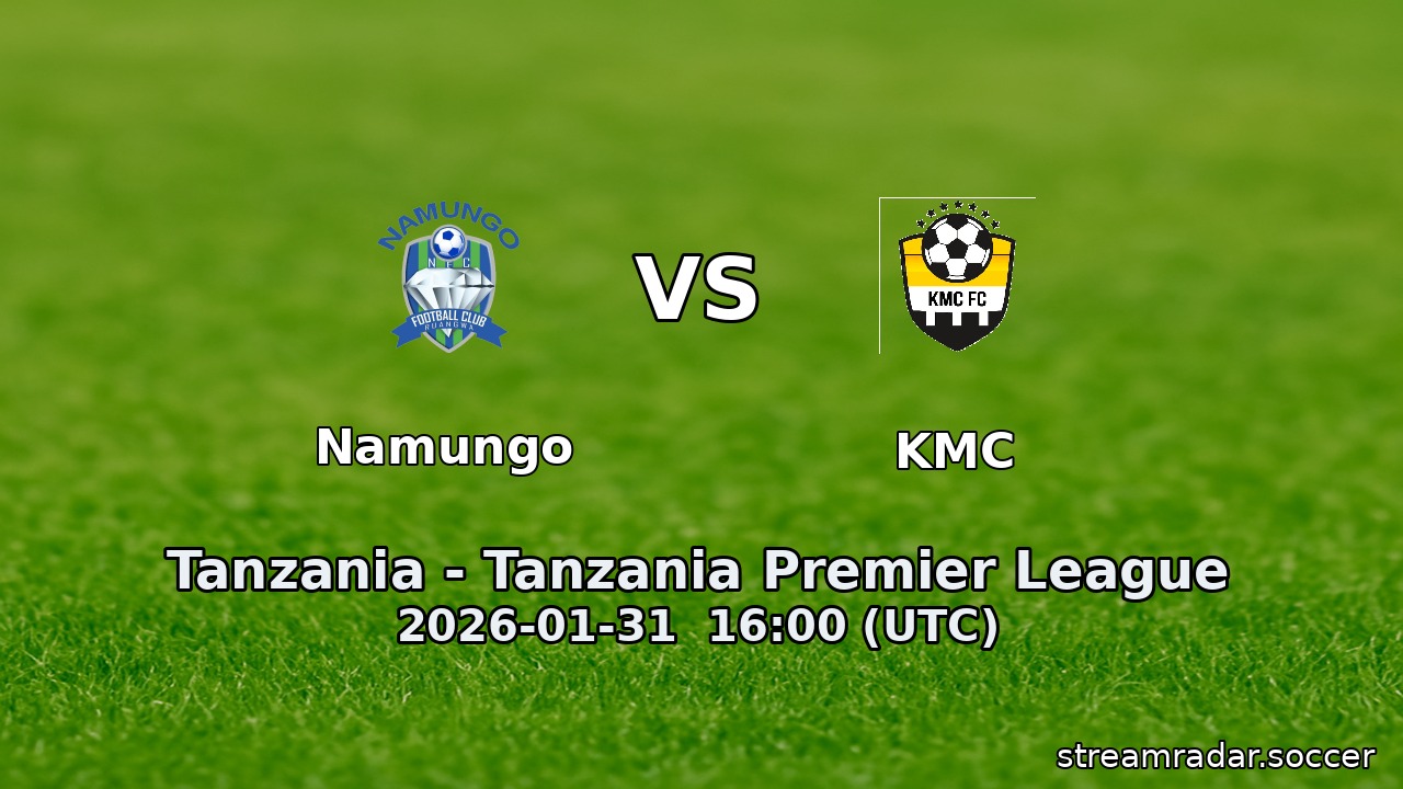 Namungo vs KMC