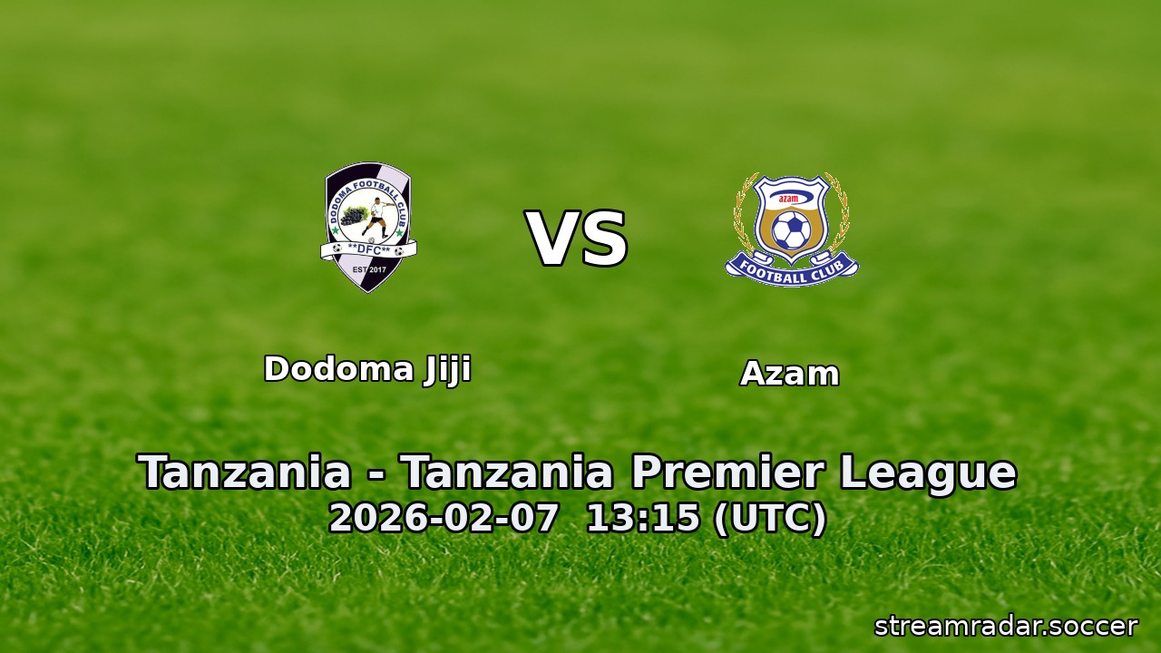 Dodoma Jiji vs Azam