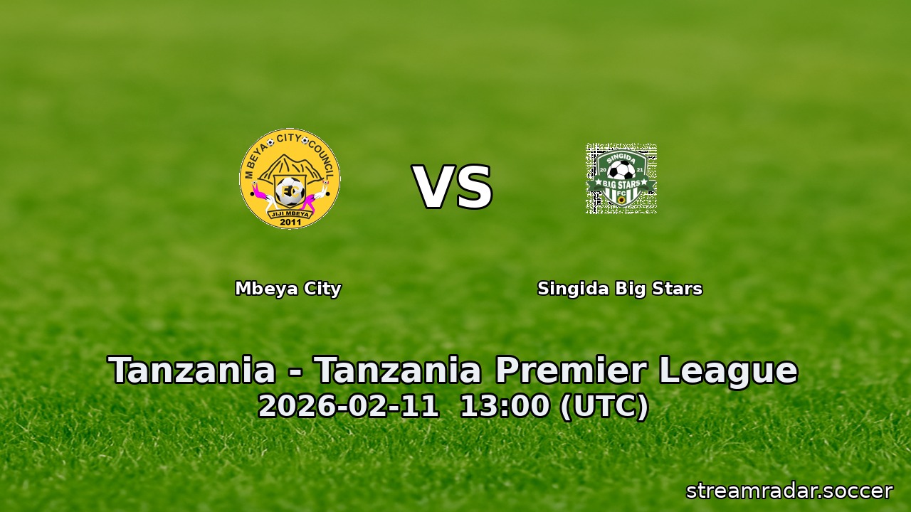 Mbeya City vs Singida Big Stars