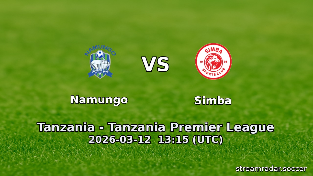 Namungo vs Simba