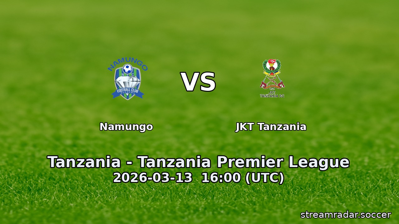 Namungo vs JKT Tanzania