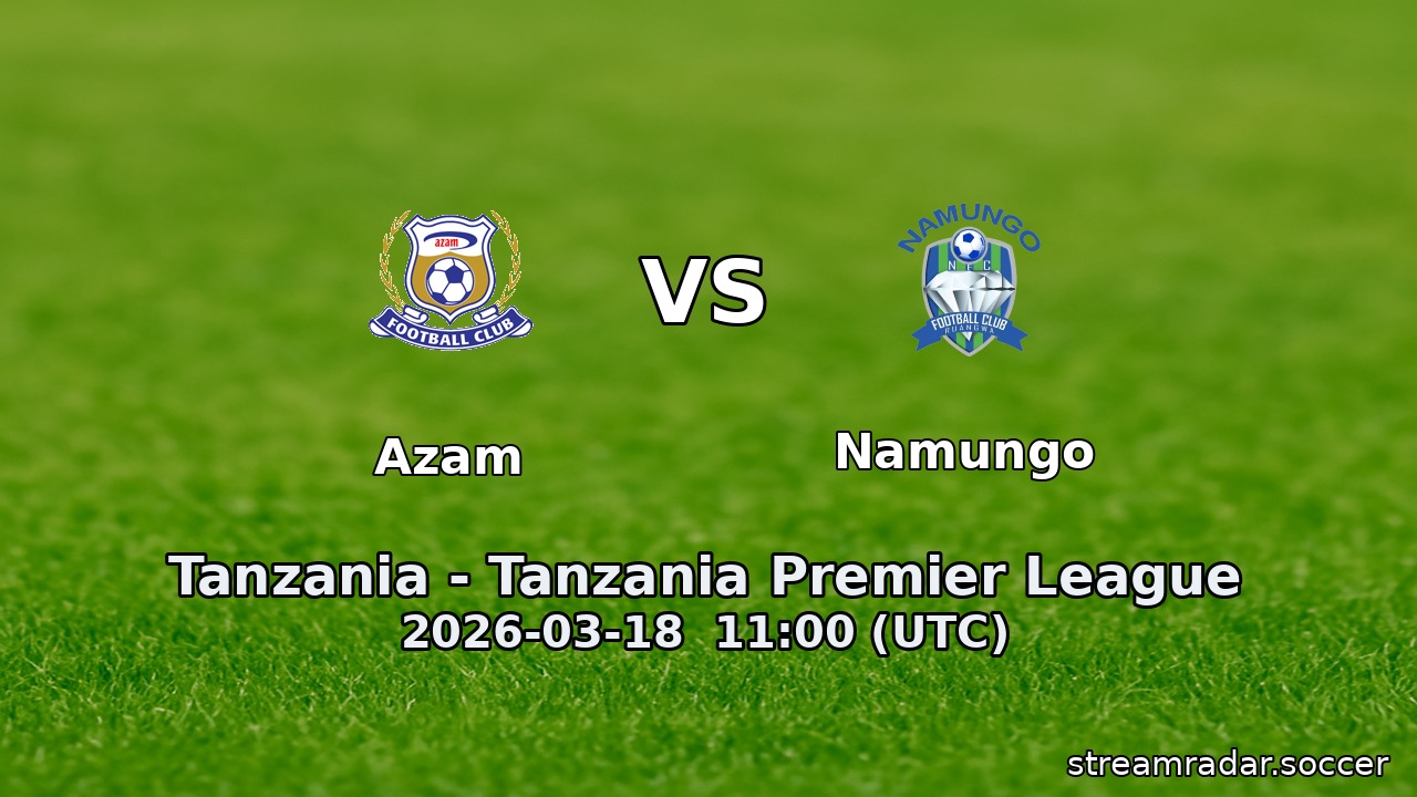 Azam vs Namungo