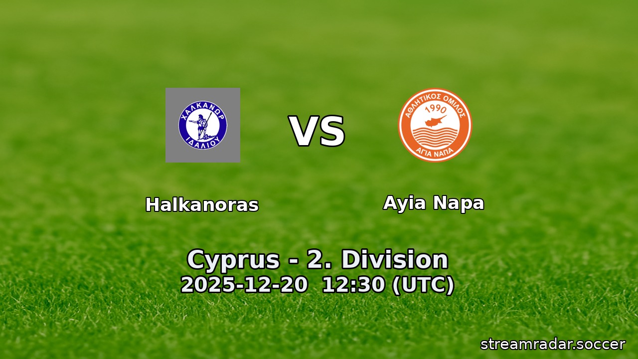 Halkanoras vs Ayia Napa