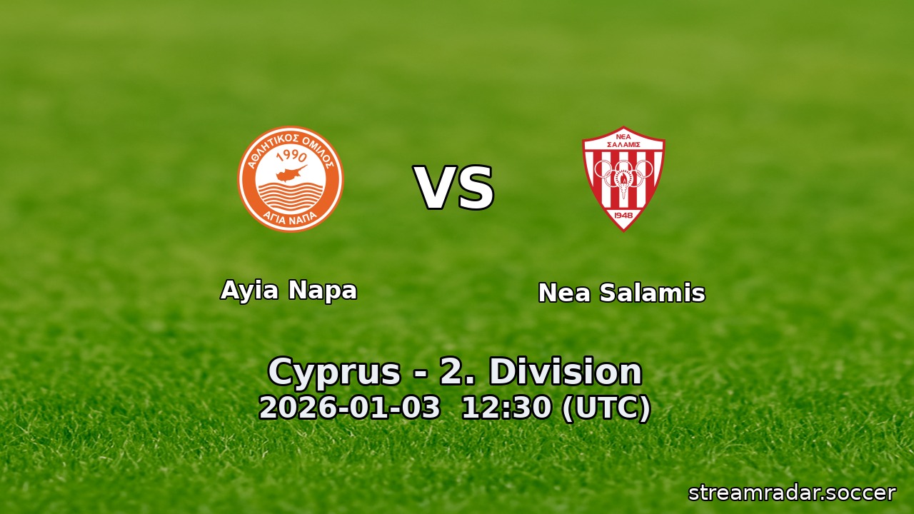 Ayia Napa vs Nea Salamis