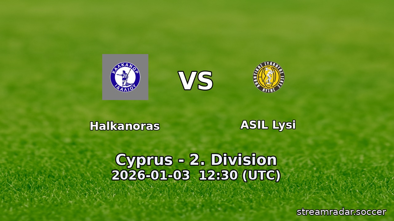 Halkanoras vs ASIL Lysi