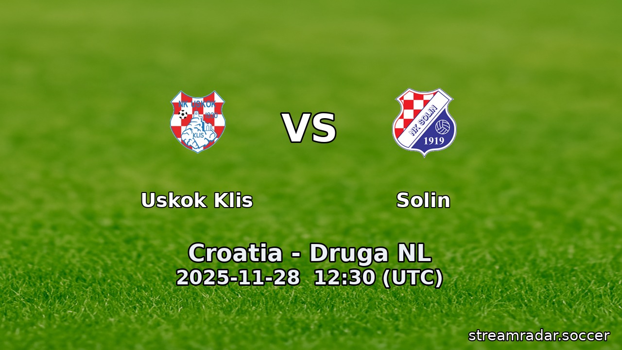 Uskok Klis vs Solin