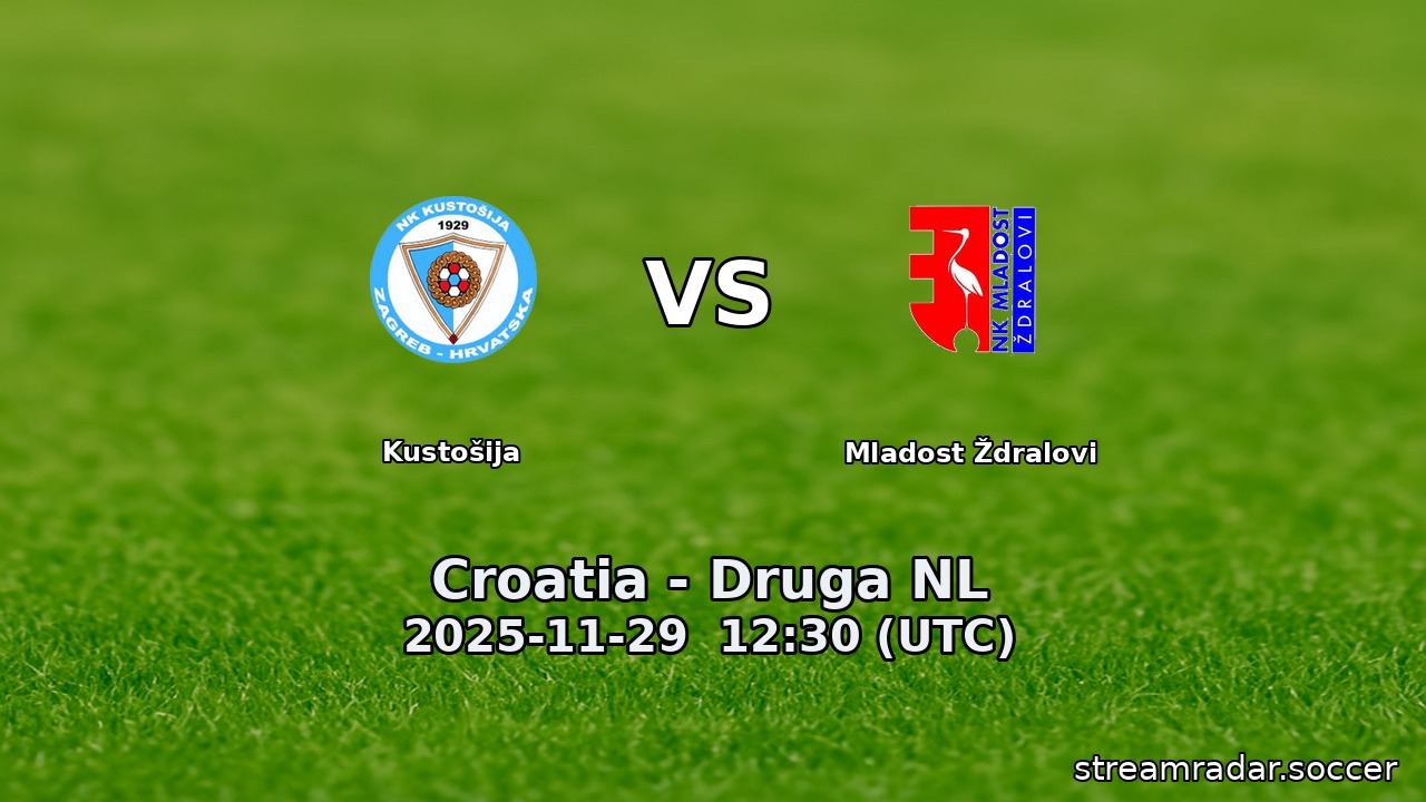 Kustošija vs Mladost Ždralovi